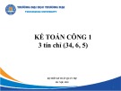 Bài giảng Kế toán công 1 - Chương 1: Tổng quan kế toán trong đơn vị hành chính sự nghiệp