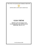 Giáo trình Kỹ năng hoạt náo (Ngành: Hướng dẫn viên du lịch - Trung cấp) - Trường Trung cấp Du lịch và Khách sạn