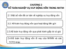 Bài giảng Kế toán ngân hàng thương mại - Chương 2: Kế toán nghiệp vụ huy động vốn trong ngân hàng thương mại