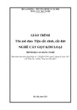 Giáo trình Tiện cắt rãnh, cắt đứt (Nghề: Cắt gọt kim loại - Cao đẳng) - Tổng cục Dạy nghề