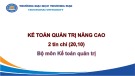 Bài giảng Kế toán quản trị nâng cao - Chương 1: Tổng quan về kế toán quản trị