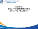 Bài giảng Hoạch định nguồn nhân lực - Chương 3: Phân tích môi trường quản trị nguồn nhân lực