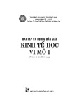 Kinh tế học vi mô I: Bài tập và hướng dẫn giải - Phần 1