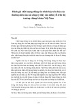 Đánh giá chất lượng thông tin trình bày trên báo cáo thường niên của các công ty thủy sản niêm yết trên thị trường chứng khoán Việt Nam