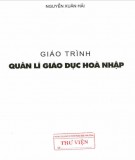 Giáo trình Quản lí giáo dục hòa nhập: Phần 1