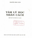 Một số vấn đề lý luận về tâm lý học nhân cách: Phần 2