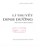 Giáo trình Lí thuyết dinh dưỡng: Phần 2