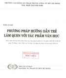 Giáo trình phương pháp hướng dẫn trẻ làm quen với tác phẩm văn học: Phần 1