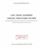 Tâm lý học xã hội và các vấn đề thực nghiệm: Phần 2