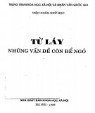 Nghiên cứu những vấn đề còn để ngỏ của từ láy: Phần 2