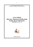 Giáo trình Nguyên lý hệ điều hành (Nghề: Quản trị mạng - Trung cấp) - Trường CĐ Kỹ thuật Việt Đức Hà Tĩnh