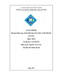 Giáo trình Hàn hồ quang dây lõi thuốc (FCAW) cơ bản (Nghề: Hàn - Cao đẳng)  - Trường CĐ Nghề Việt Đức Hà Tĩnh