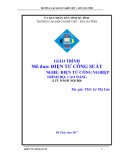 Giáo trình Điện tử công suất (Nghề: Điện tử công nghiệp - Cao đẳng) - Trường CĐ nghề Việt Đức Hà Tĩnh