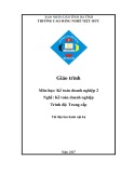 Giáo trình Kế toán doanh nghiệp 2 (Nghề: Kế toán doanh nghiệp - Trung cấp)  - Trường CĐ Nghề Việt Đức Hà Tĩnh