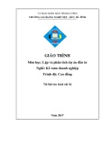 Giáo trình Lập và phân tích dự án đầu tư (Nghề: Kế toán doanh nghiệp - Cao đẳng)  - Trường CĐ Nghề Việt Đức Hà Tĩnh