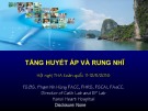 Bài giảng Tăng huyết áp và rung nhĩ