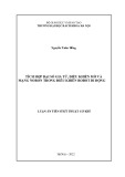 Luận án Tiến sĩ Kỹ thuật cơ khí: Tích hợp đại số gia tử, điều khiển mờ và mạng noron trong điều khiển robot di động