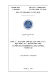 Luận văn Thạc sĩ Sinh học: Đánh giá hoạt tính sinh học, đặc tính vật lý, độc tính cấp và bán trường diễn của viên hoàn polyphenol, chlorophyll từ cây ngô