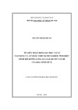 Luận án Tiến sĩ Khoa học giáo dục: Tổ chức hoạt động dạy học vật lí "xây dựng và sử dụng thiết bị thí nghiệm tĩnh điện" nhằm bồi dưỡng năng lực giải quyết vấn đề