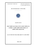 Luận án Tiến sĩ Kỹ thuật điện: Phát triển giải thuật ước lượng thông số cơ điện và điều khiển servo động cơ không đồng bộ ba pha