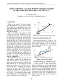 Khảo sát động lực học robot có khâu đàn hồi sử dụng phương pháp phần tử hữu hạn