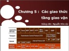 Bài giảng TCP/IP căn bản: Chương 5 - Nguyễn Hữu Lộc