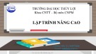 Bài giảng Lập trình nâng cao: Chương 2 - Lý Anh Tuấn