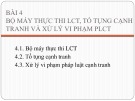 Bài giảng Luật cạnh tranh và luật bảo vệ quyền lợi người tiêu dùng - Bài 4: Bộ máy thực thi Luật cạnh tranh, tố tụng cạnh tranh và xử lý vi phạm pháp luật cạnh tranh