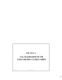 Bài giảng Kinh tế phát triển - Chương 4: Các ngành kinh tế với tăng trưởng và phát triển (Trường ĐH Thương Mại)