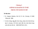 Bài giảng Kinh tế vĩ mô 2 - Chương 2: Chính sách kinh tế vĩ mô trong nền kinh tế mở