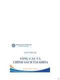 Bài giảng Kinh tế học vĩ mô 1 - Chương 3: Tổng cầu và chính sách tài khóa