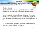 Bài giảng Tài chính vi mô - Chương 5: Phân tích kết quả hoạt động của tổ chức tài chính vi mô