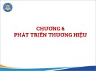 Bài giảng Quản trị thương hiệu - Chương 6: Phát triển thương hiệu