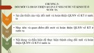 Bài giảng Quản lý nhà nước về kinh tế - Chương 5: Đổi mới và hoàn thiện quản lý nhà nước về kinh tế ở nước ta