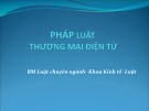 Bài giảng Pháp luật thương mại điện tử - Chương 1: Khái quát chung về pháp luật thương mại điện tử