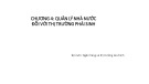 Bài giảng Thị trường các công cụ phái sinh - Chương 4: Quản lý nhà nước đối với thị trường phái sinh