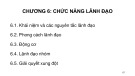 Bài giảng Quản trị học - Chương 6: Chức năng lãnh đạo