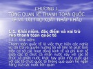 Bài giảng Thanh toán quốc tế và tài trợ xuất nhập khẩu - Chương 1: Tổng quan về thanh toán quốc tế và tài trợ xuất nhập khẩu