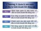 Bài giảng Quản lý đầu tư kinh doanh bất động sản - Chương 5: Quản lý nhà nước về đầu tư kinh doanh bất động sản