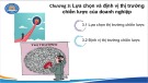 Bài giảng Quản trị thị trường chiến lược - Chương 3: Lựa chọn và định vị thị trường chiến lược của doanh nghiệp