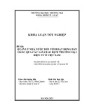 Khóa luận tốt nghiệp Kinh tế: Quản lý nhà nước đối với hoạt động bán hàng qua các sàn giao dịch thương mại điện tử ở Việt Nam