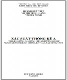 Tài liệu giảng dạy Xác suất Thống kê A: Phần 2 - Huỳnh Huy Việt