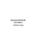 Bài giảng chuyên đề: Sản khoa - Vỡ tử cung