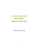 Bài giảng Bệnh học - Thông liên thất