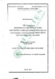 Luận văn Thạc sĩ Khoa học lâm nghiệp: Ảnh hưởng của một số nhân tố đến sinh trưởng và hiệu quả kinh tế rừng keo lai (Acacia Mangium X Acacia Auriculiformis) trồng thuần loài tại Lương Sơn - Hòa Bình