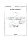 Luận văn Thạc sĩ Khoa học lâm nghiệp: Bước đầu tìm hiểu đặc điểm cấu trúc rừng phòng hộ đầu nguồn, làm sơ sở để đề xuất giải pháp kỹ thuật lâm sinh hợp lý tại xã Canh Thuận huyện Vân Canh tỉnh Bình Định