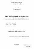 Luận văn Thạc sĩ Luật học: Đấu thầu quyền sử dụng đất