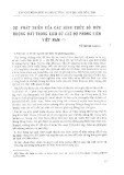 Sự phát triển của các hình thức sở hữu ruộng đất trong lịch sử chế độ phong kiến Việt Nam