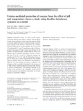 Ectoine-mediated protection of enzyme from the effect of pH and temperature stress: a study using Bacillus halodurans xylanase as a model