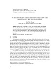 Tổ chức môi trường lớp học môn Công nghệ 12 THPT theo định hướng dạy học tiếp cận linh hoạt